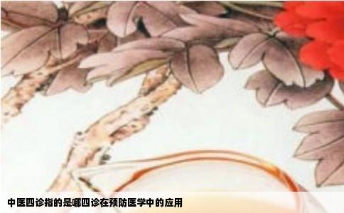 中医四诊指的是哪四诊在预防医学中的应用