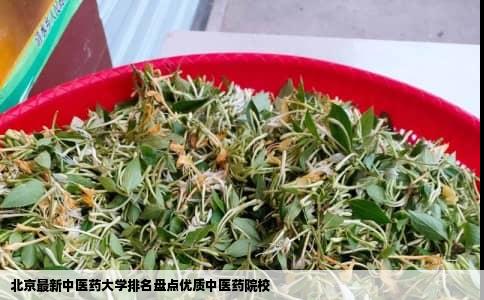 北京最新中医药大学排名盘点优质中医药院校
