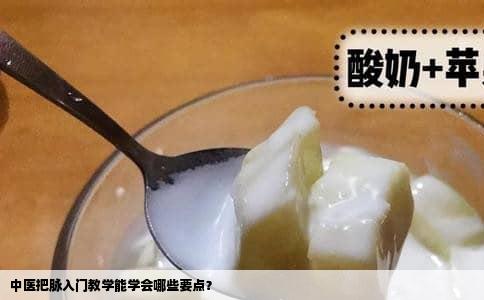 中医把脉入门教学能学会哪些要点？