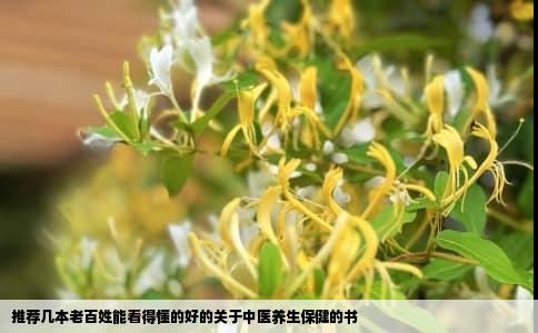 推荐几本老百姓能看得懂的好的关于中医养生保健的书