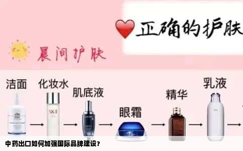 中药出口如何加强国际品牌建设？