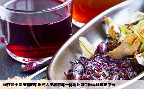 现在是不是所有的中医药大学教材都一样啊比如中医基础理论中医