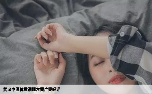 武汉中医体质调理方案广受好评
